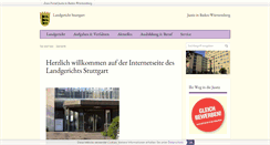 Desktop Screenshot of landgericht-stuttgart.de